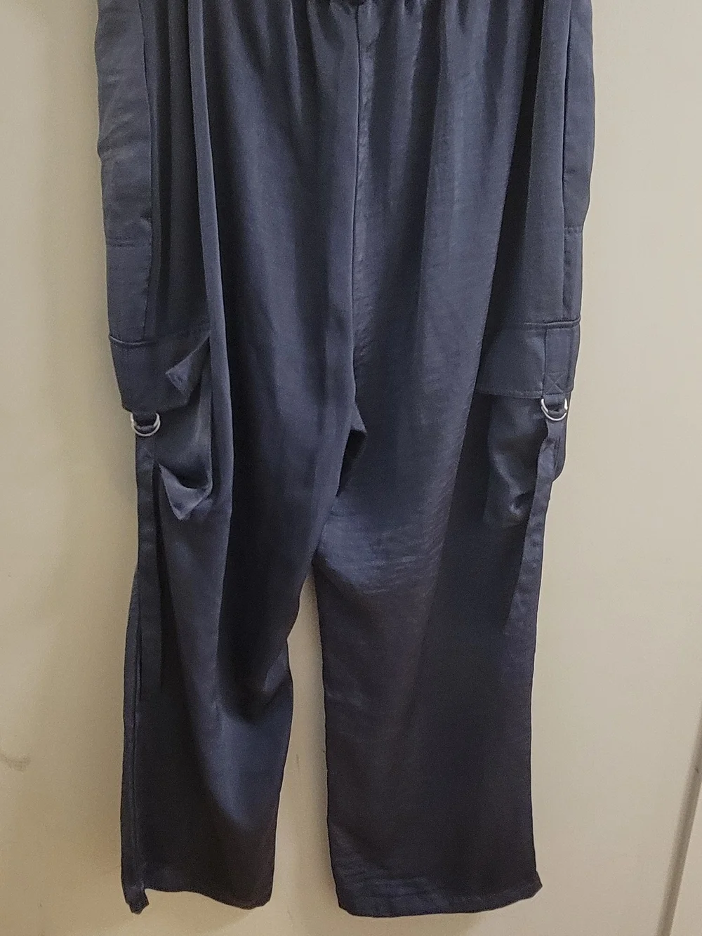 Nina Parker Plus Sequin Bomber Jacket And Matching Pants Set - Blue